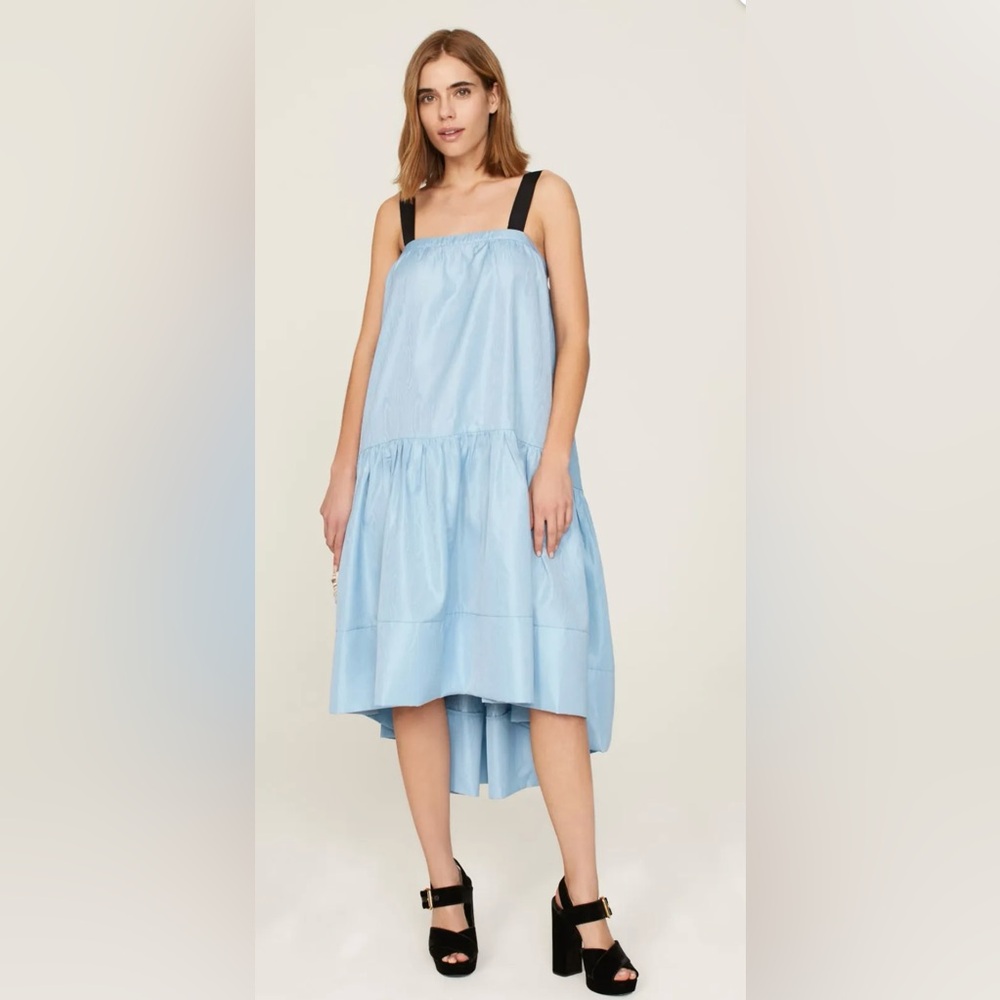 Adam Lippes High Low Swing Dress SZ S RTR